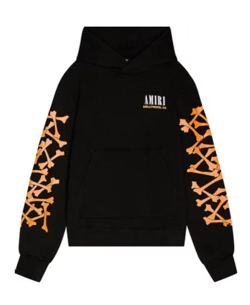 AMIRI BONES HOODIE "BLACK"