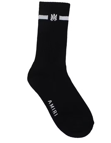 AMIRI MICRO LOGO SOCKS (BLACK)