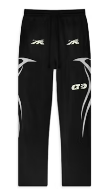 HELLSTAR SPORTS JET BLACK SWEATPANTS