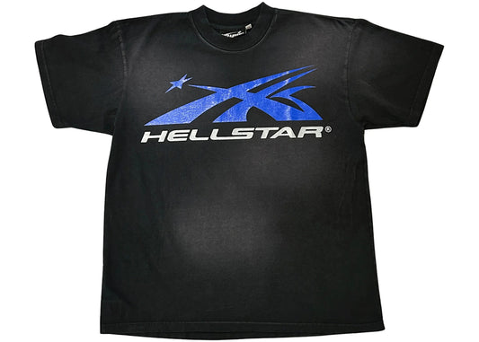 HELLSTAR GEL TEE "BLACK/BLUE"