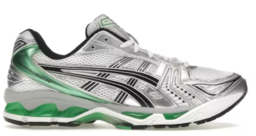 ASICS KAYANO 14 WHITE MALACHITE GREEN