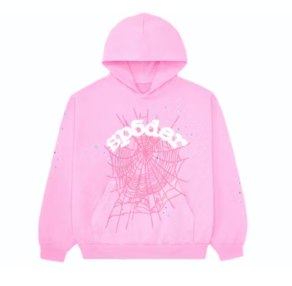 SP5DER OG WEB HOODIE "PINK"