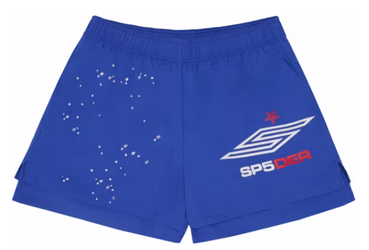 SP5DER PRO DOUBLE LAYER SHORT 'BLUE'