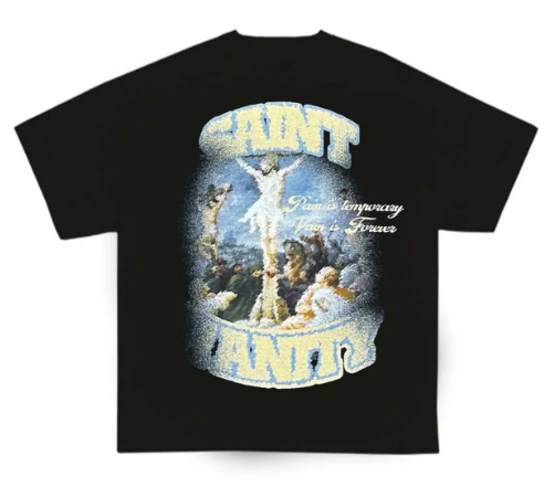 SAINT VANITY TEE 'BLURRY CROSS'