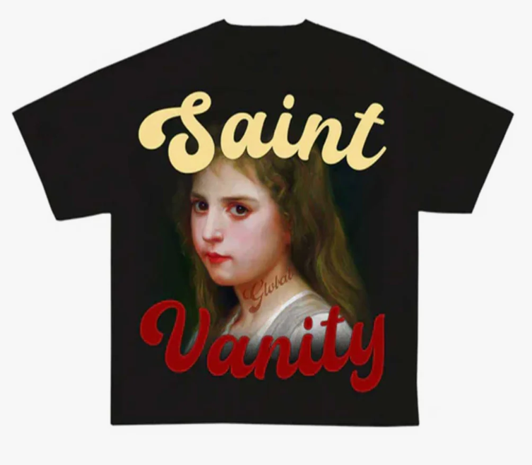 SAINT VANITY TEE 'GLOBAL BLACK'