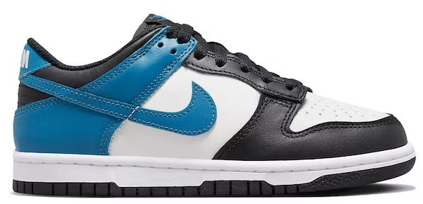 NIKE DUNK LOW WHITE BLUE BLACK (GS)