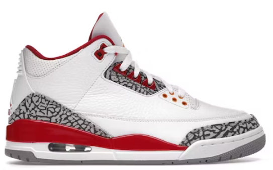 JORDAN 3 RETRO CARDINAL RED