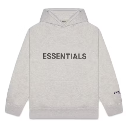 ESSENTIALS HOODIE "HEATHER OAT"