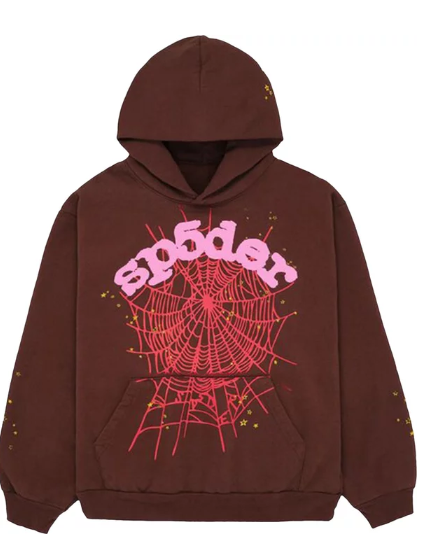 SP5DER WEB HOODIE "BROWN"