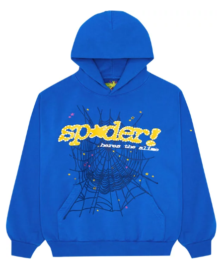 SP5DER WEB HOODIE "TC BLUE"