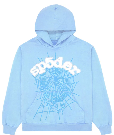 SP5DER WEB HOODIE "SKY BLUE"