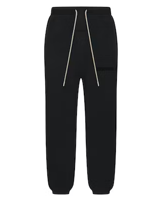 ESSENTIALS SWEATPANT "JET BLACK"