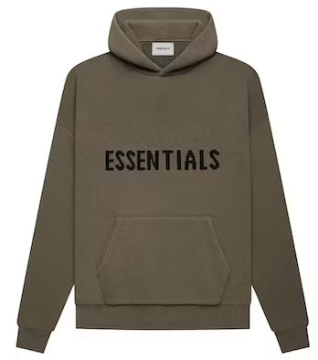 ESSENTIALS KNIT HOODIE "HARVEST"