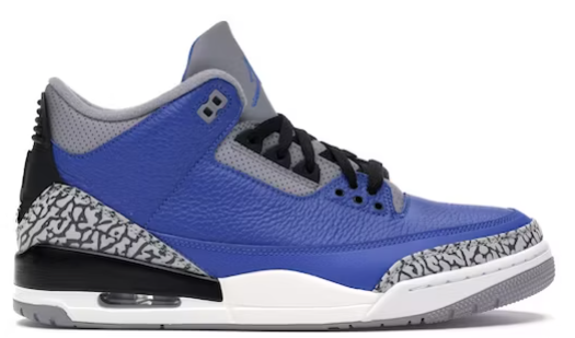 JORDAN 3 RETRO VARSITY ROYAL CEMENT