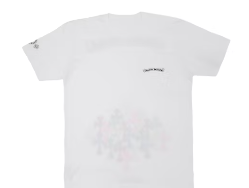 CHROME HEARTS MULTI COLOR CROSS TEE