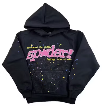 SP5DER P*NK HOODIE "BLACK"