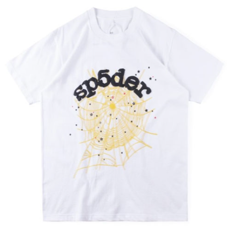 SP5DER TEE WHITE/YELLOW (TRUMBULL)