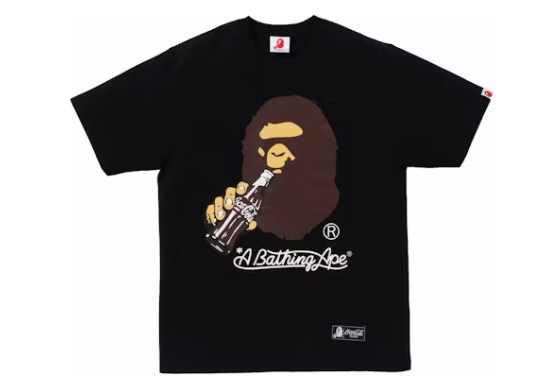 BAPE x COCA-COLA APE HEAD TEE