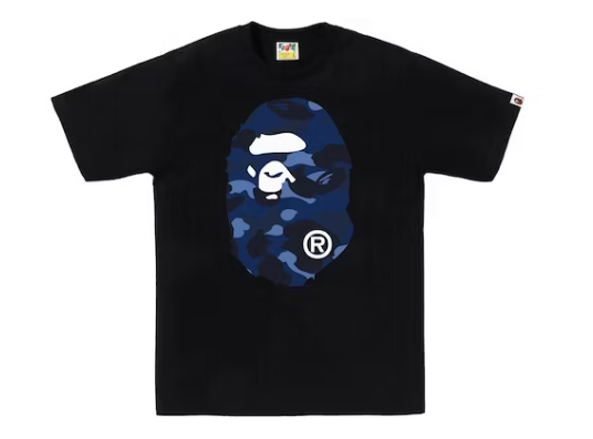 BAPE TEE "BLUE BIG HEAD"