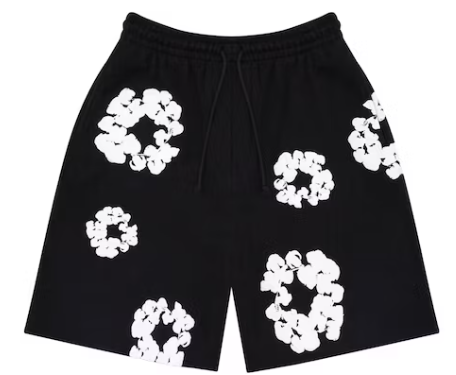 DENIM TEARS SHORTS (BLACK)