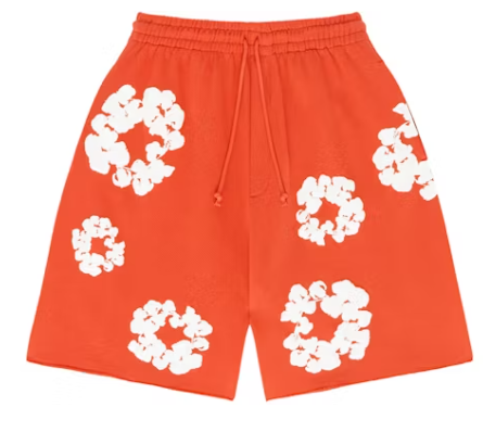 DENIM TEARS SHORTS (ORANGE)