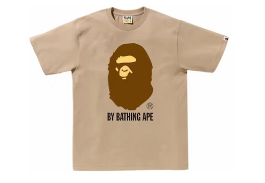 BAPE TEE "BEIGE"