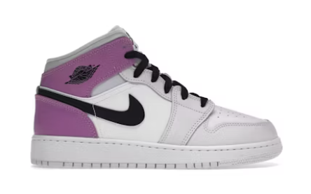 JORDAN 1 MID "BARELY GRAPE" (GS)