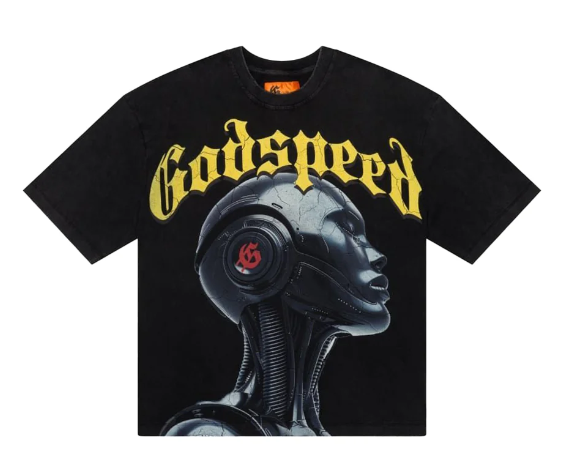 GODSPEED WASHED BLACK ALEXA TEE