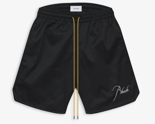 RHUDE SHORTS "BLACK"