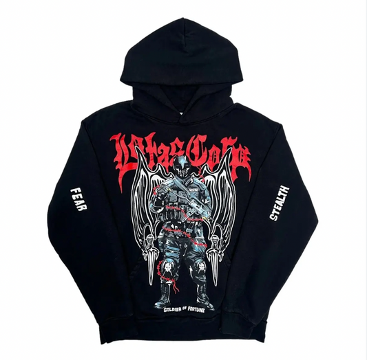 WARREN LOTAS SOLDIER OF FORTUNE HOODIE