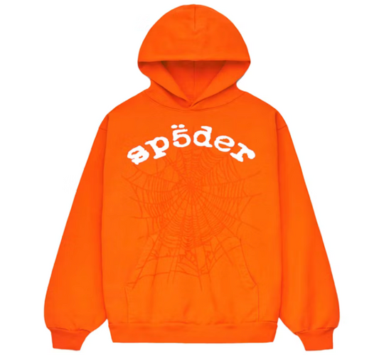 SP5DER ORANGE OG WEB V2 SWEATSUIT