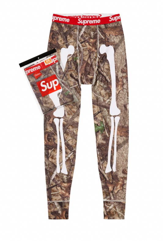 SUPREME X HANES BONES THERMAL PANT TRUETIMBER