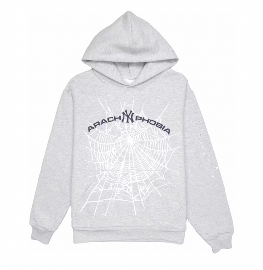 SP5DER ASH PHOBIA NY HOODIE