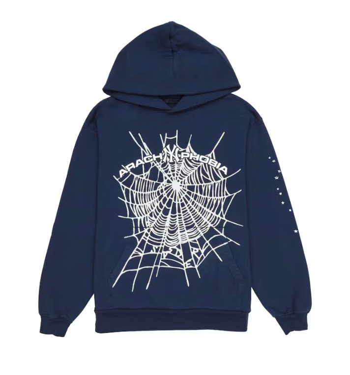 SP5DER NAVY PHOBIA NY HOODIE