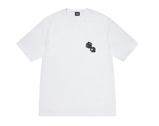 STUSSY SHAKERS TEE "WHITE"