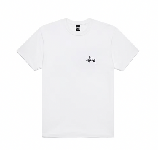 STUSSY BASIC T-SHIRT "WHITE"