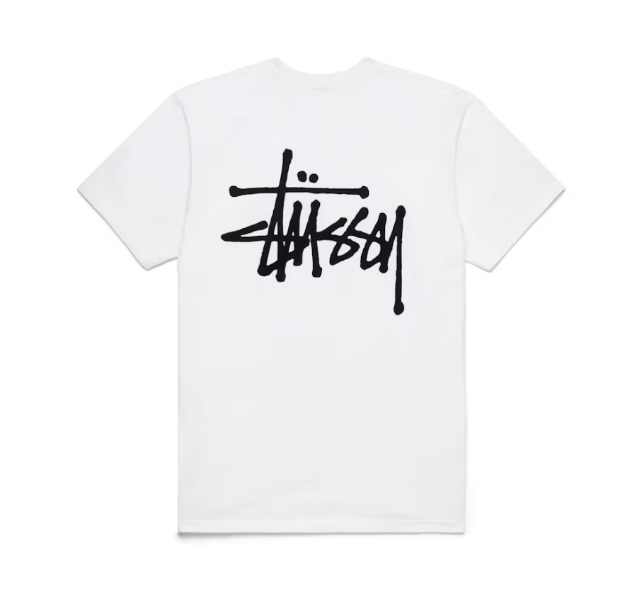 STUSSY BASIC T-SHIRT "WHITE"