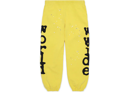 SP5DER YELLOW BELUGA SWEATPANT