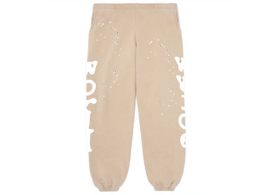 SP5DER BELUGA SWEATPANTS "SAND"