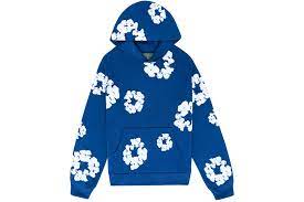 DENIM TEARS COTTON WREATH HOODIE "BLUE"