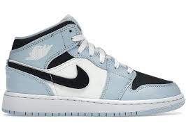 JORDAN 1 MID ICE BLUE (GS)