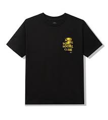 ANTI SOCIAL CLUB TWISTED TEE (YELLOW)