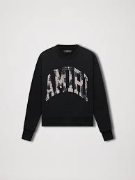 AMIRI COLLEGIATE LOGO CREW NECK