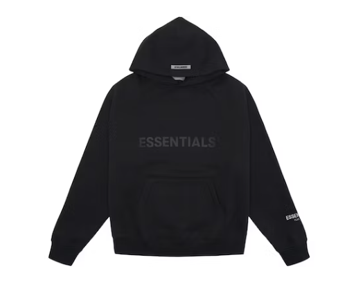 ESSENTIALS HOODIE (BLACK)